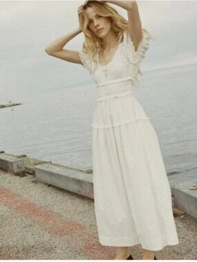 Doen Leanne Dress in Salt